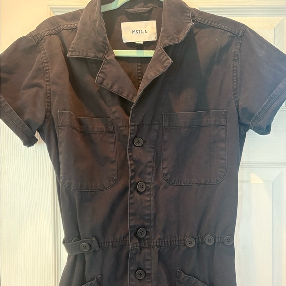 Pistola Grover Utility Jumpsuit, XS, Fade to black - Picture 4 of 8